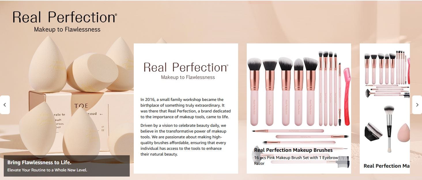 Gallery image for Makeup Sponge Set Brand story design for Amazon