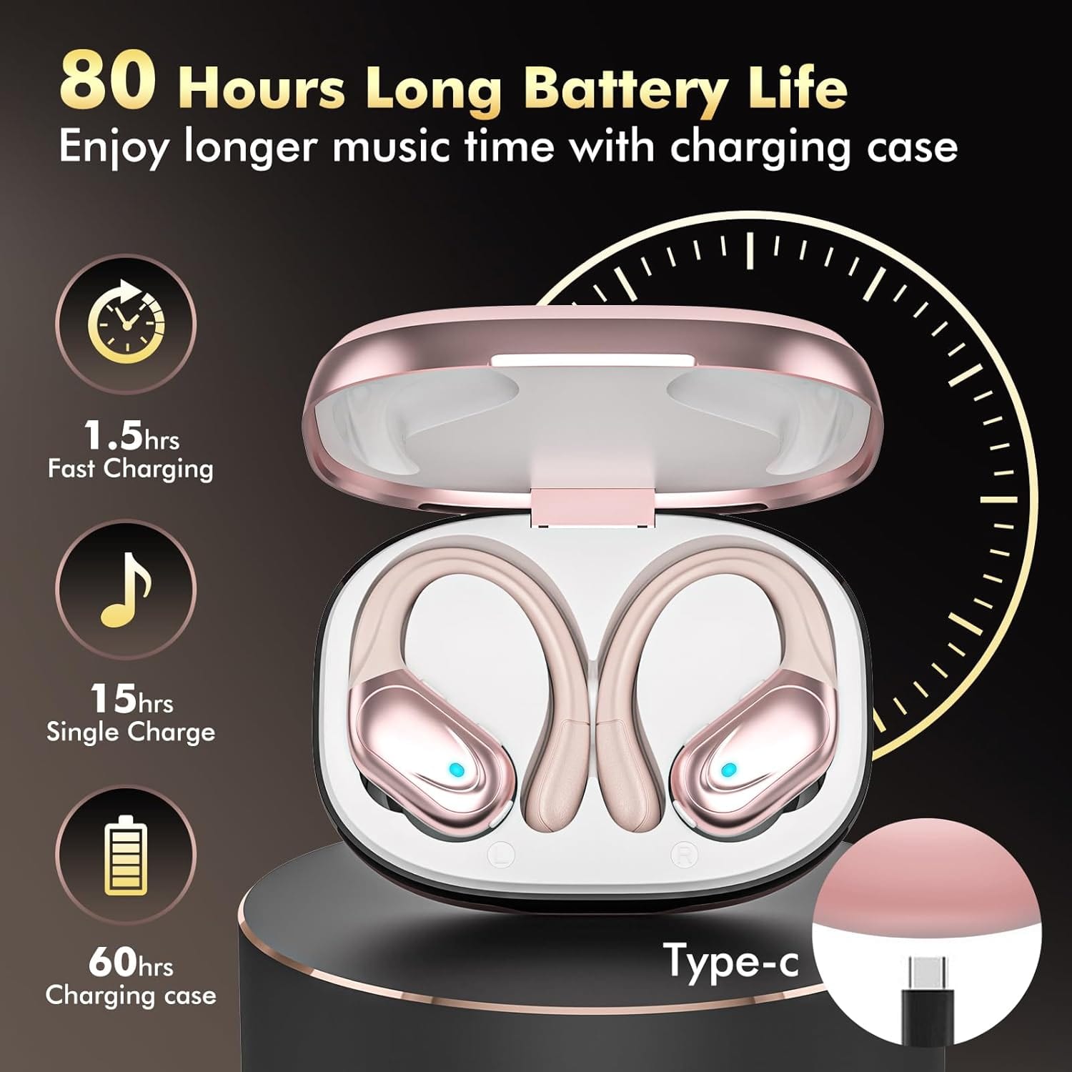 Gallery image for Amazon Listing Images for Wireless Earbuds