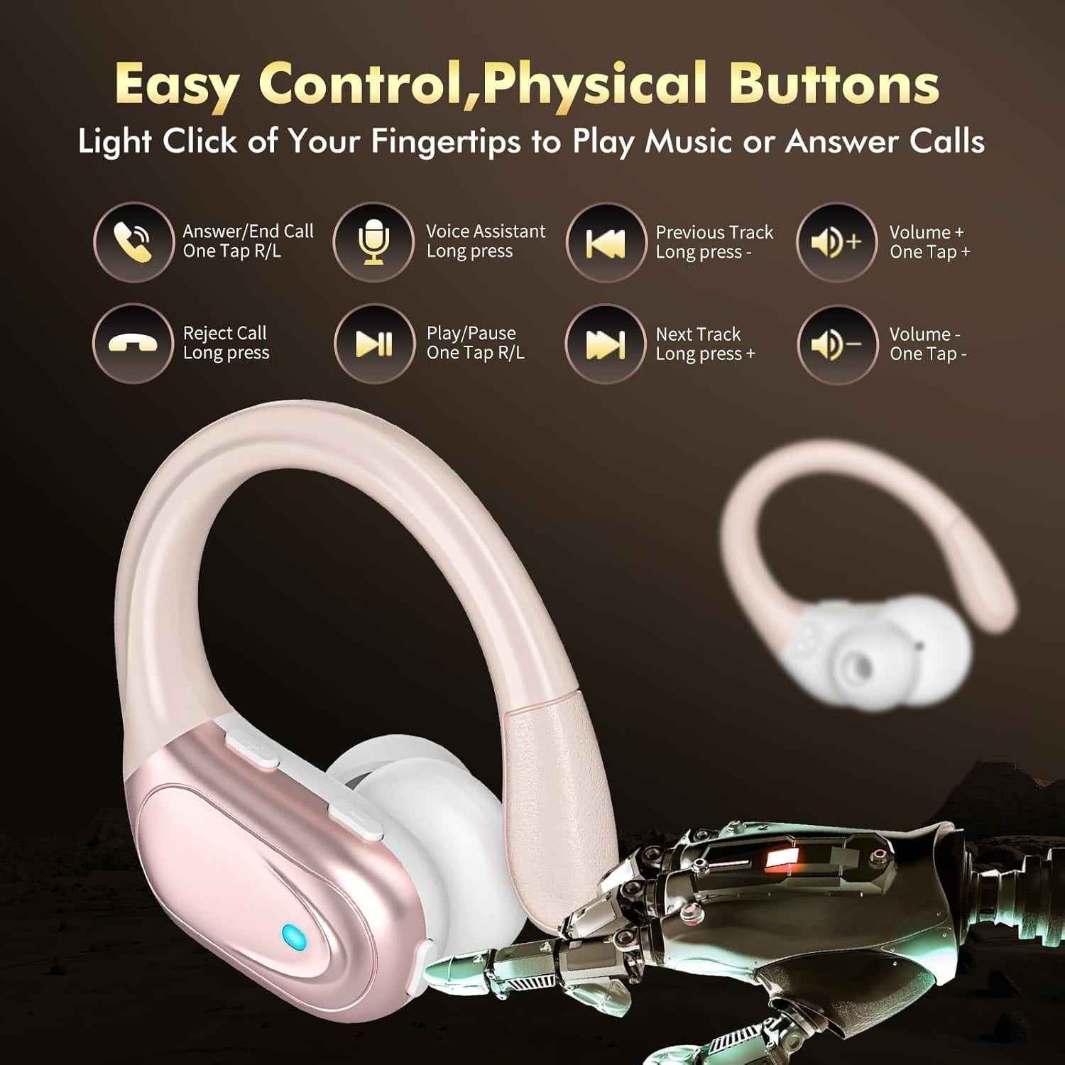 Gallery image for Amazon Listing Images for Wireless Earbuds