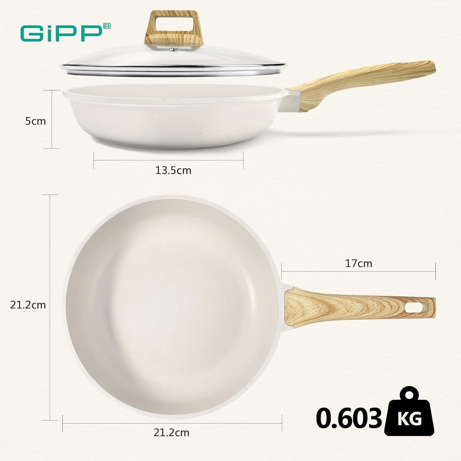 Gallery image for Amazon Listing Images For Nonstick Frying Pan