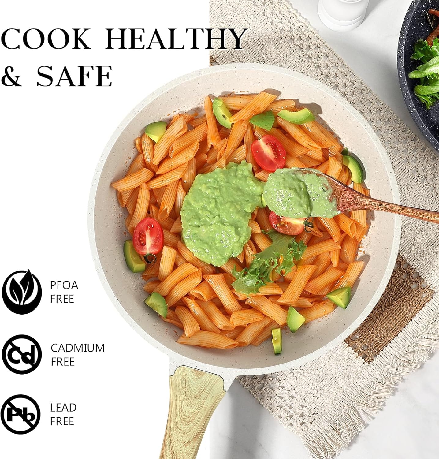 Gallery image for Amazon Listing Images For Nonstick Frying Pan