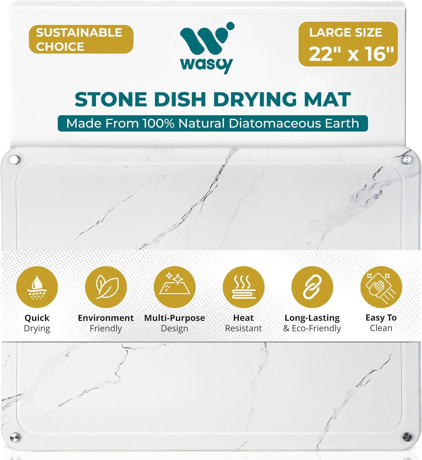 Gallery image for Amazon Listing Images for Stone Drying Mat
