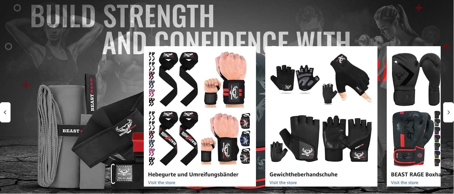 Gallery image for Amazon Brand Story Design for Weight Lifting Belt