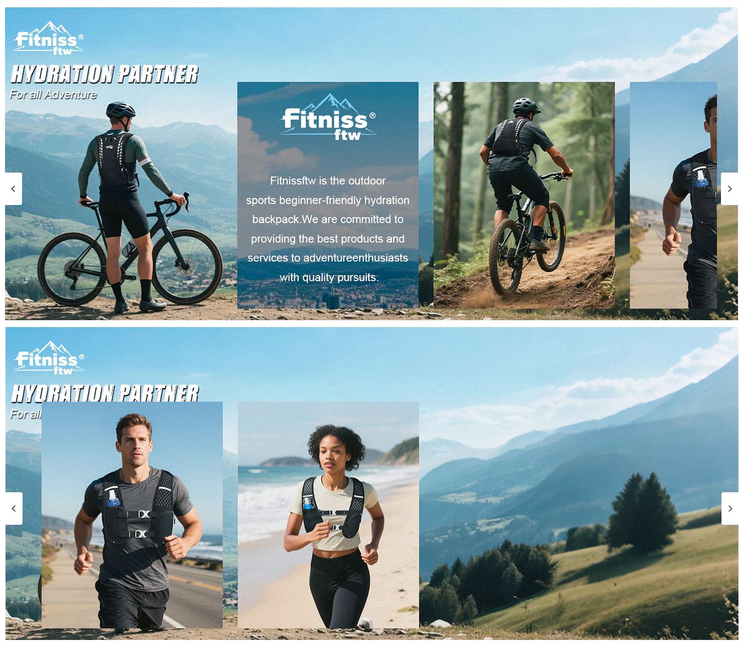 Amazon Brand Story Design for Hydration Vest
