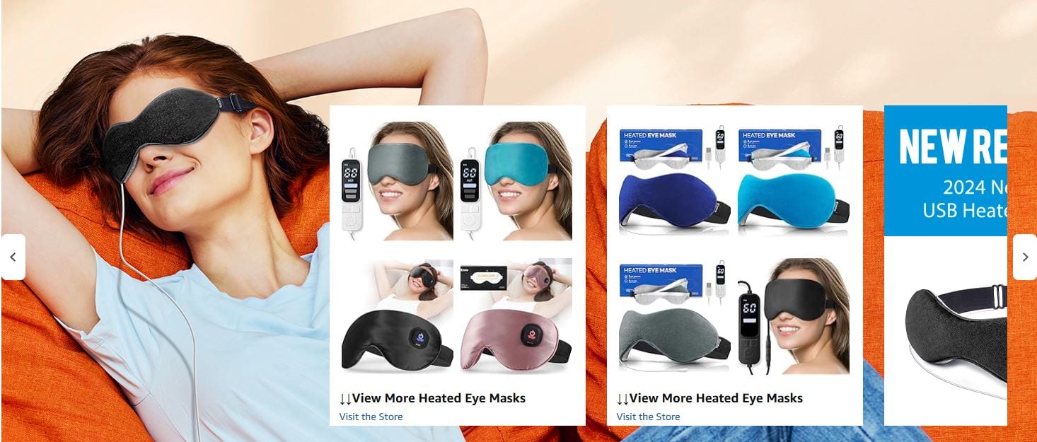 Gallery image for Amazon Brand Story Design for Eye Mask