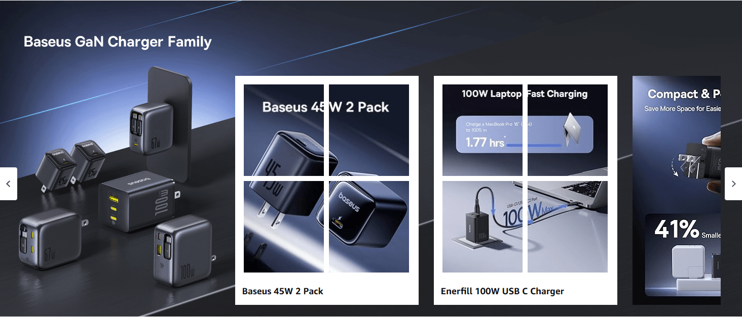 Gallery image for Amazon Brand Story Design for USB C Charger