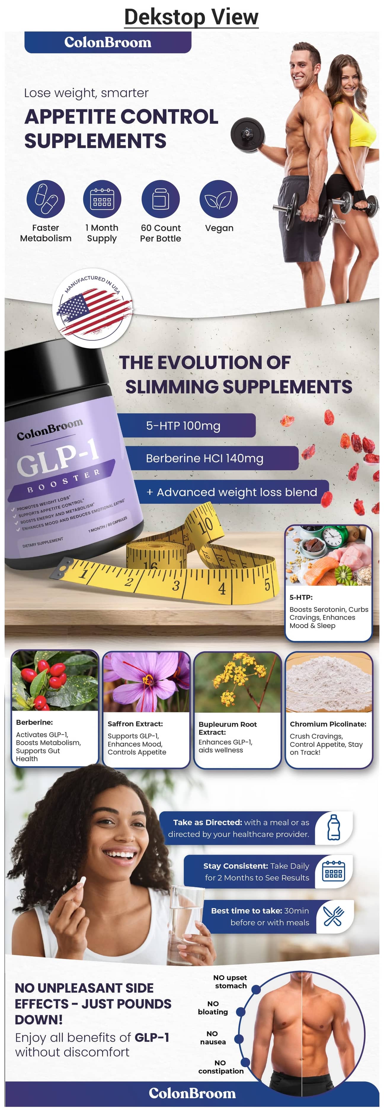 Gallery image for Amazon Premium A+ content design for Weight Management Supplement