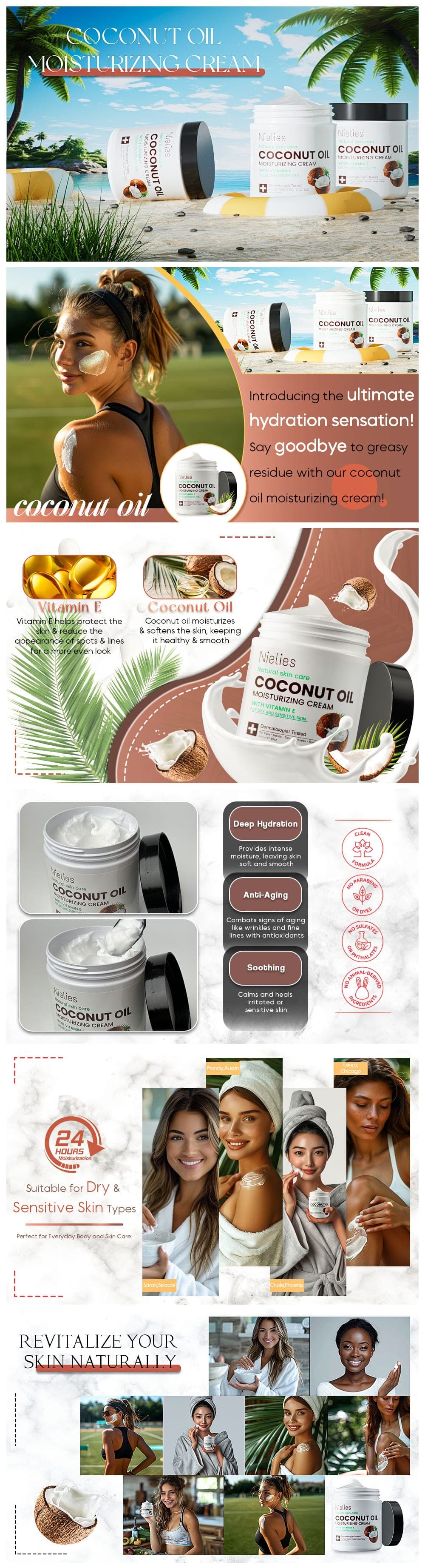 Gallery image for Amazon A+ content design for Moisturizing Cream